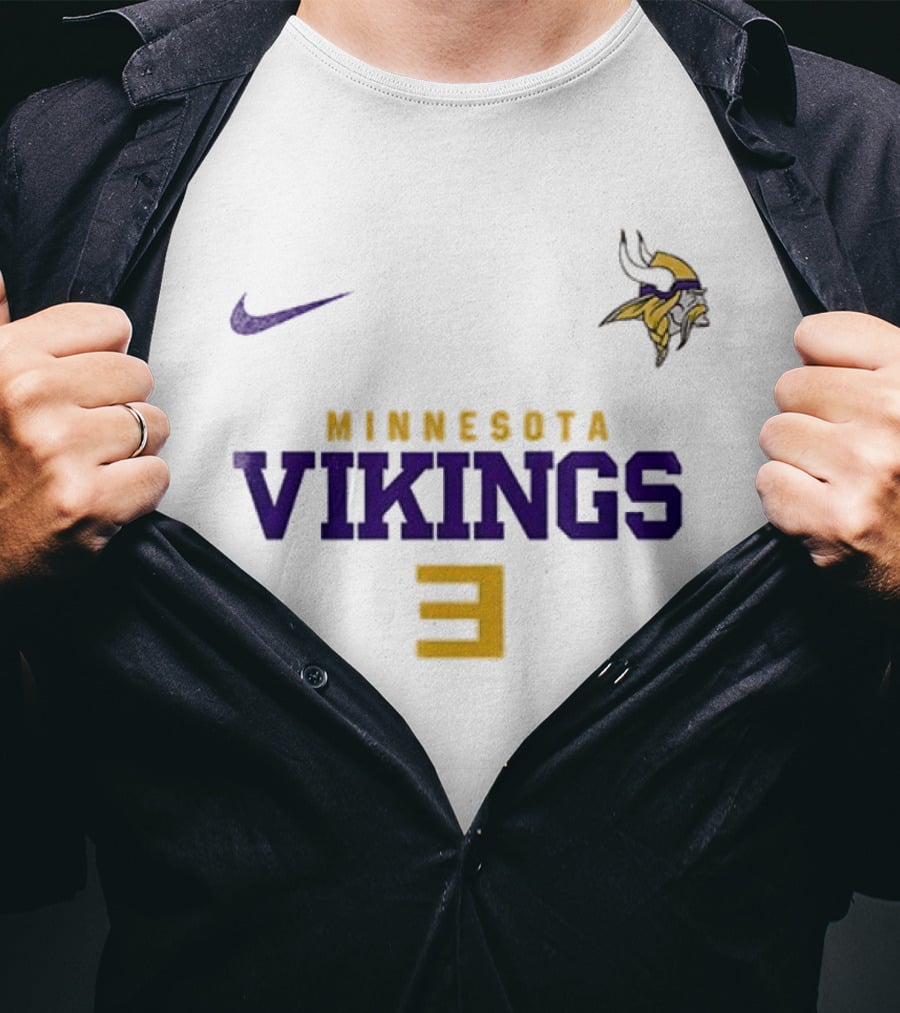 Minnesota Vikings Nike Slim Shady Mask Eminem Collaboration T-Shirt