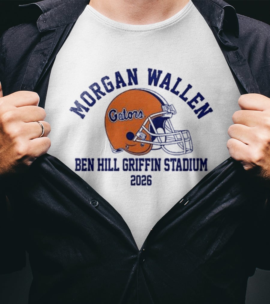 Morgan Wallen Florida Gators Ben Hill Griffin Stadium 2026 T-Shirt
