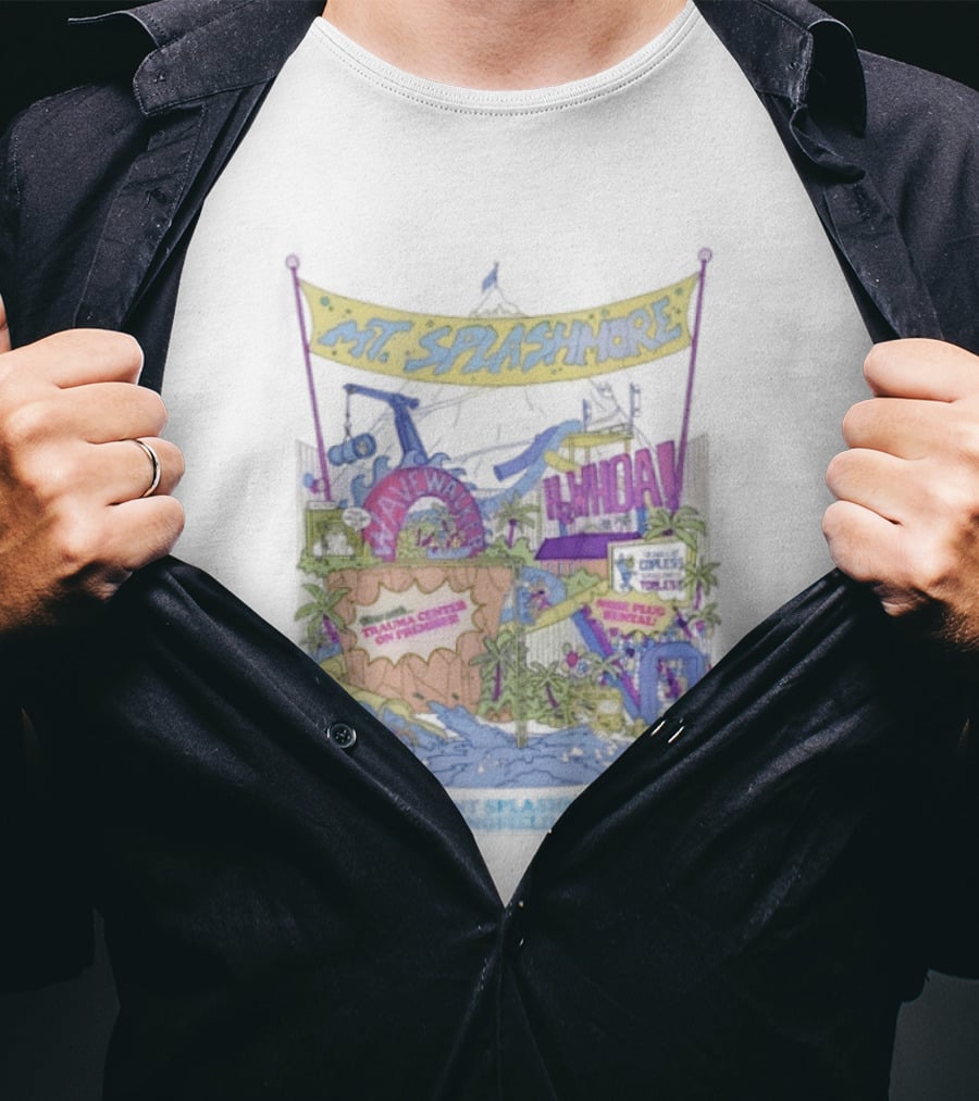 Mt. Splashmore Springfield USA Water Park Adventure T-Shirt