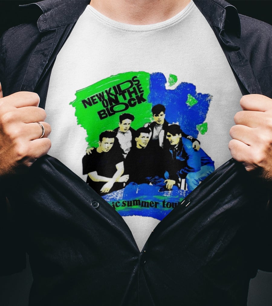 New Kids On The Block Magic Summer Tour 1990 Vintage Concert T-Shirt