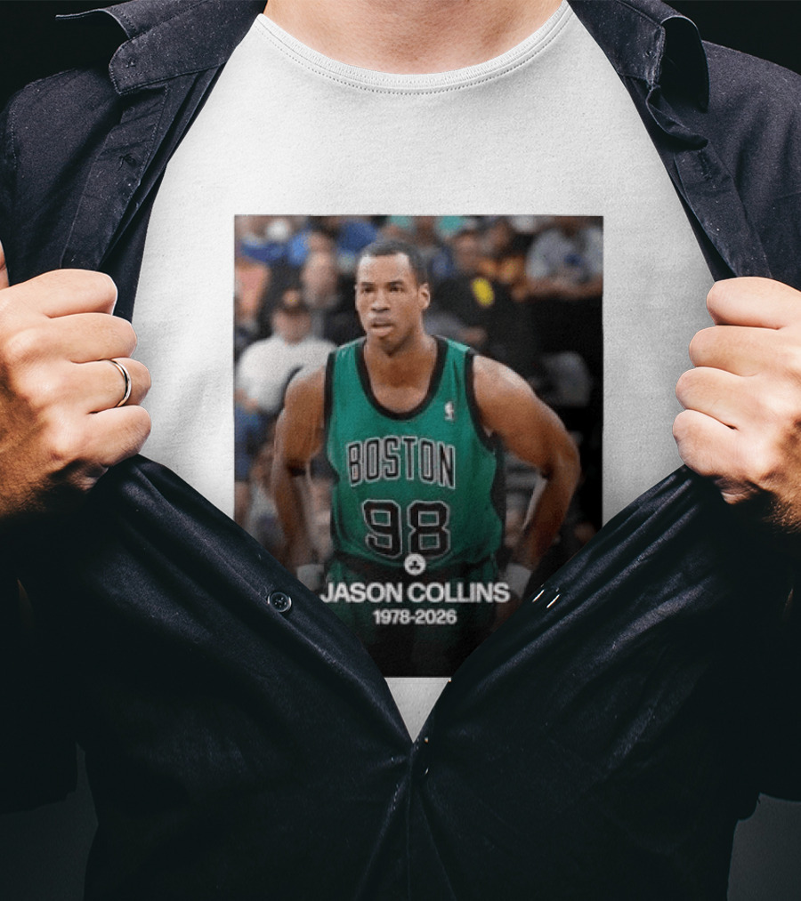 Boston Jason Collins 1978 2026 98 Rest In Peace T-Shirt