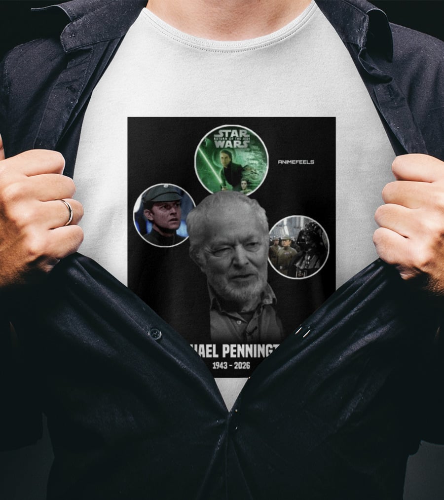 Star Wars Return Of The Jedi Michael Pennington 1943 2026 T-Shirt