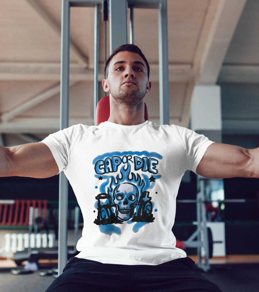Cap Or Die Skull Flame T-Shirt