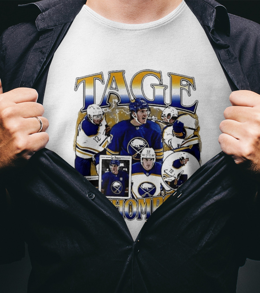 Tage Thompson Buffalo Sabres 2026 NHL Hockey Enthusiast's Choice T-Shirt