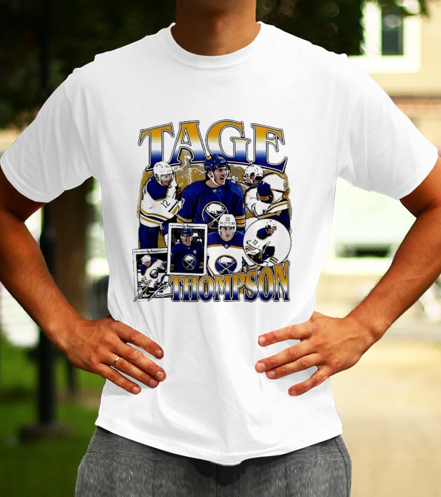 Tage Thompson Buffalo Sabres 2026 NHL Hockey Enthusiast's Choice T-Shirt