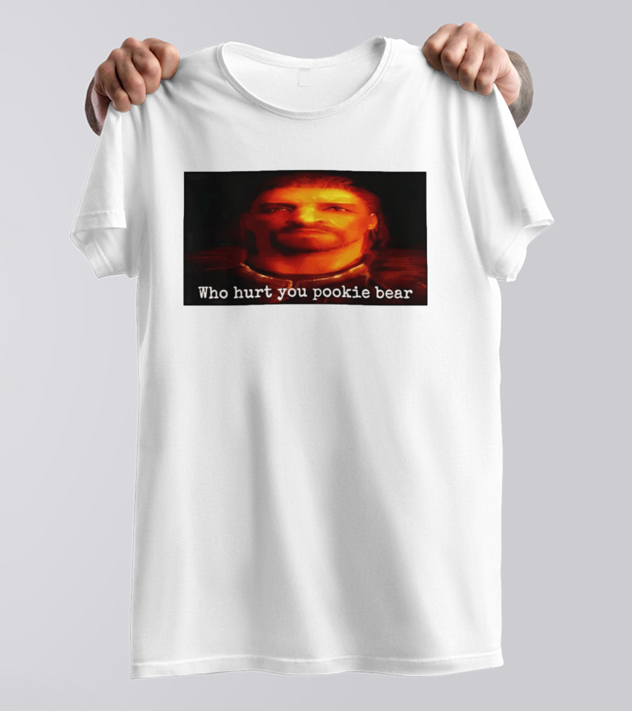 Who Hurt You Pookie Bear Video Game T-Shirt