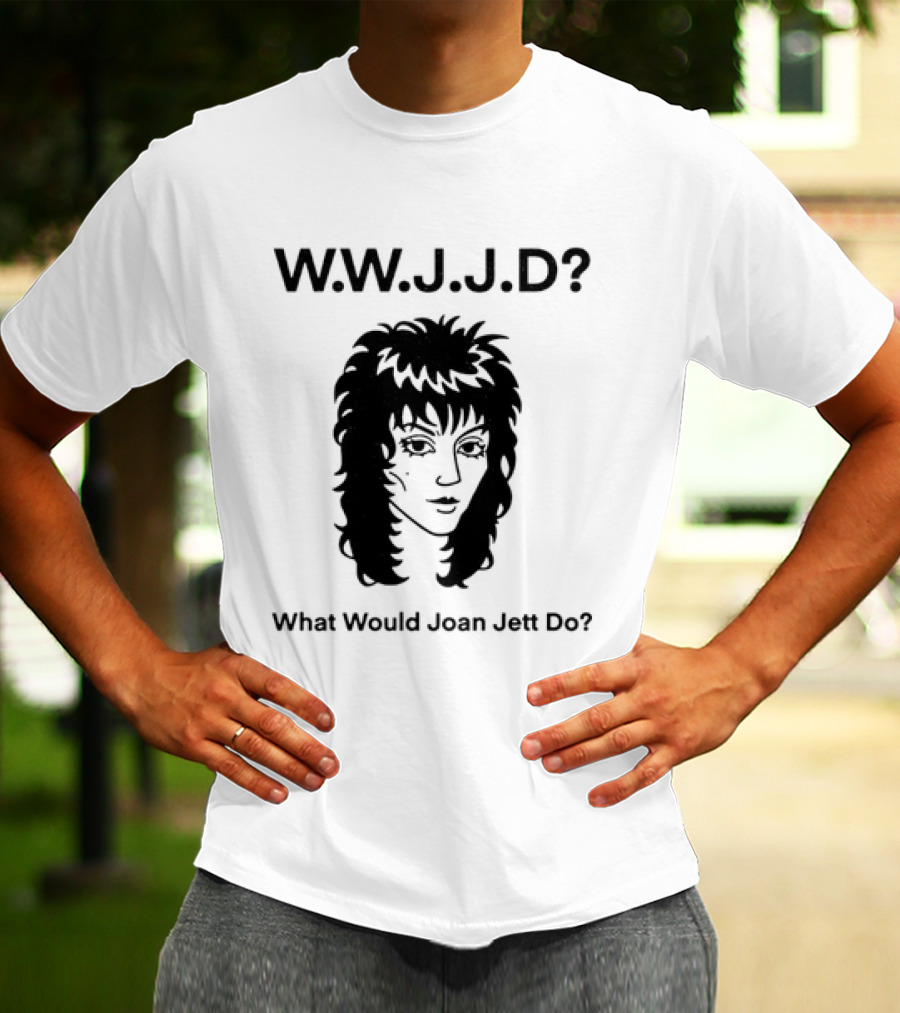 WWJD What Would Joan Jett Do T-Shirt