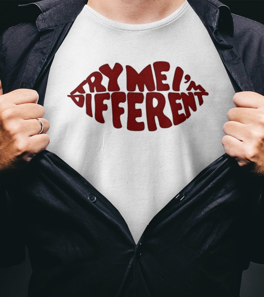 Try Me I'm Different Bold Red Lips T-Shirt