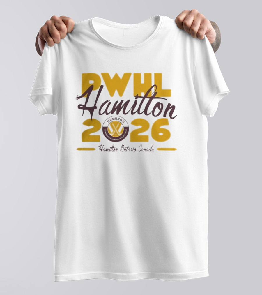 PWHL Hamilton 2026 Ontario Canada Hamilton Pour Enfants Stadium Essentials T-Shirt