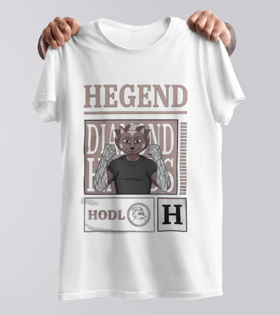 Hegend Diamond Hands Hodl H T-Shirt