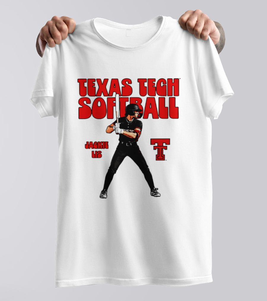 Texas Tech Red Raiders Jackie Lis Softball Player T-Shirt