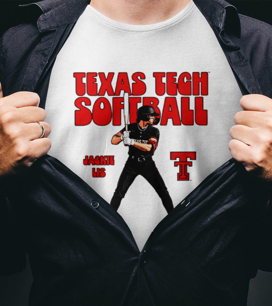 Texas Tech Red Raiders Jackie Lis Softball Player T-Shirt