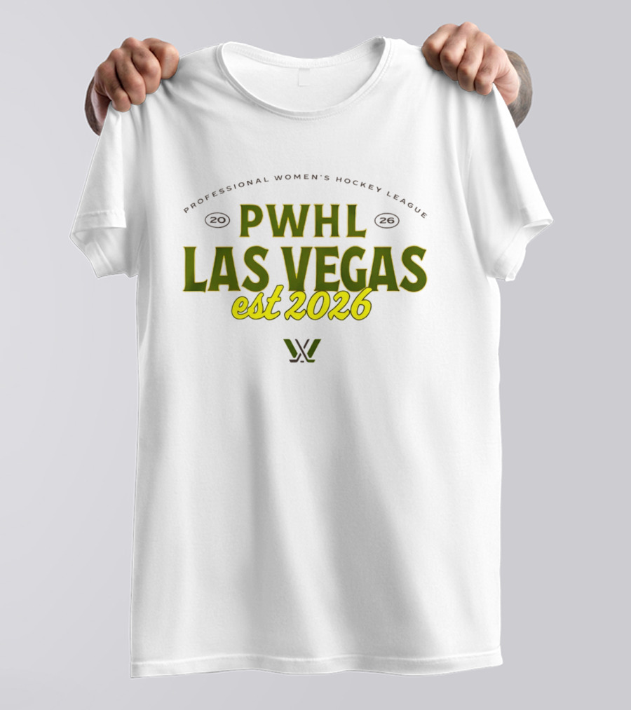 Professional Women's Hockey League Las Vegas 2026 Centennial T-Shirt