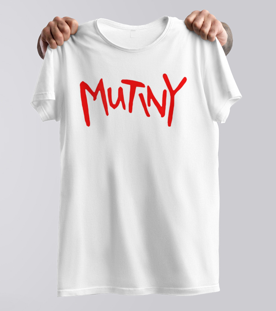 Mutiny Halt And Catch Fire Red Handwritten T-Shirt
