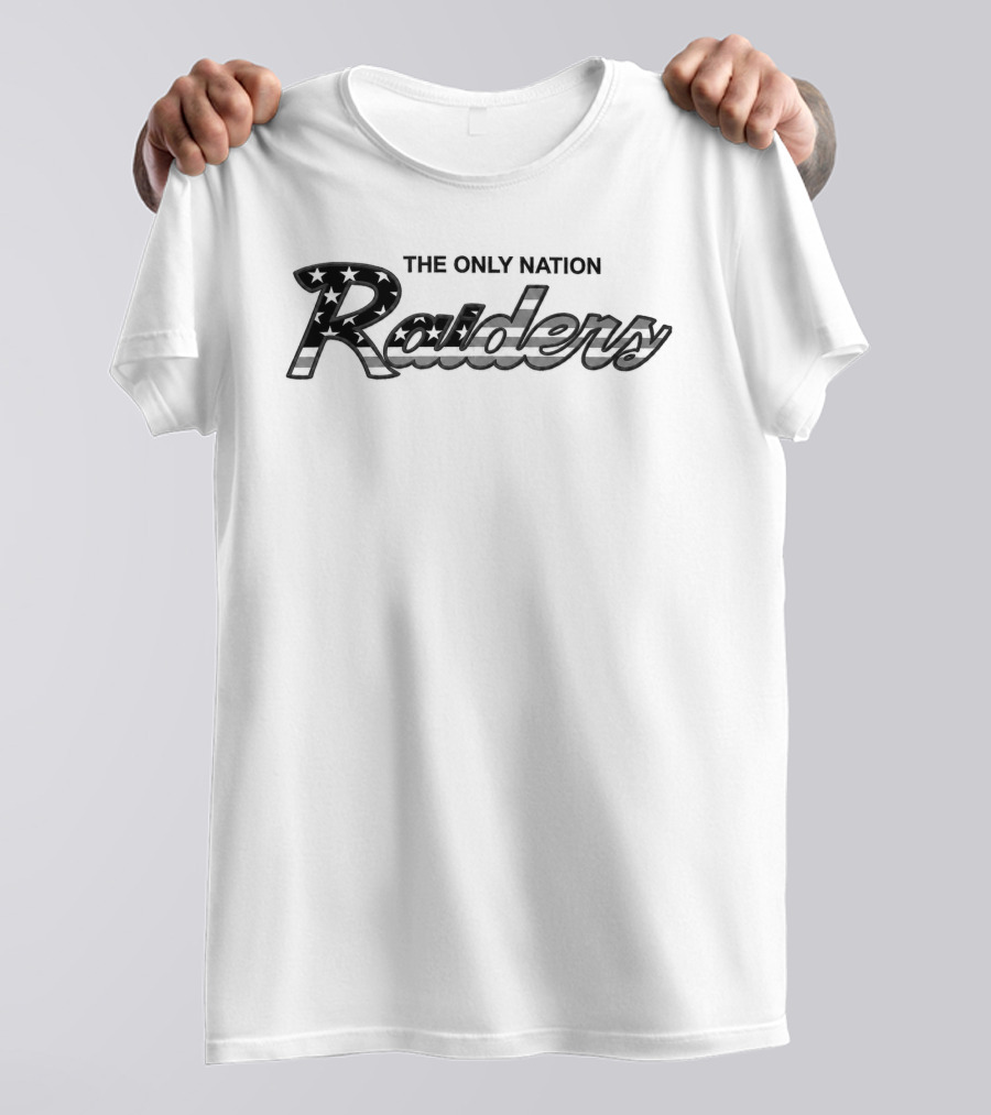 Raiders The Only Nation 2026 Stars And Stripes Bold Raiders T-Shirt
