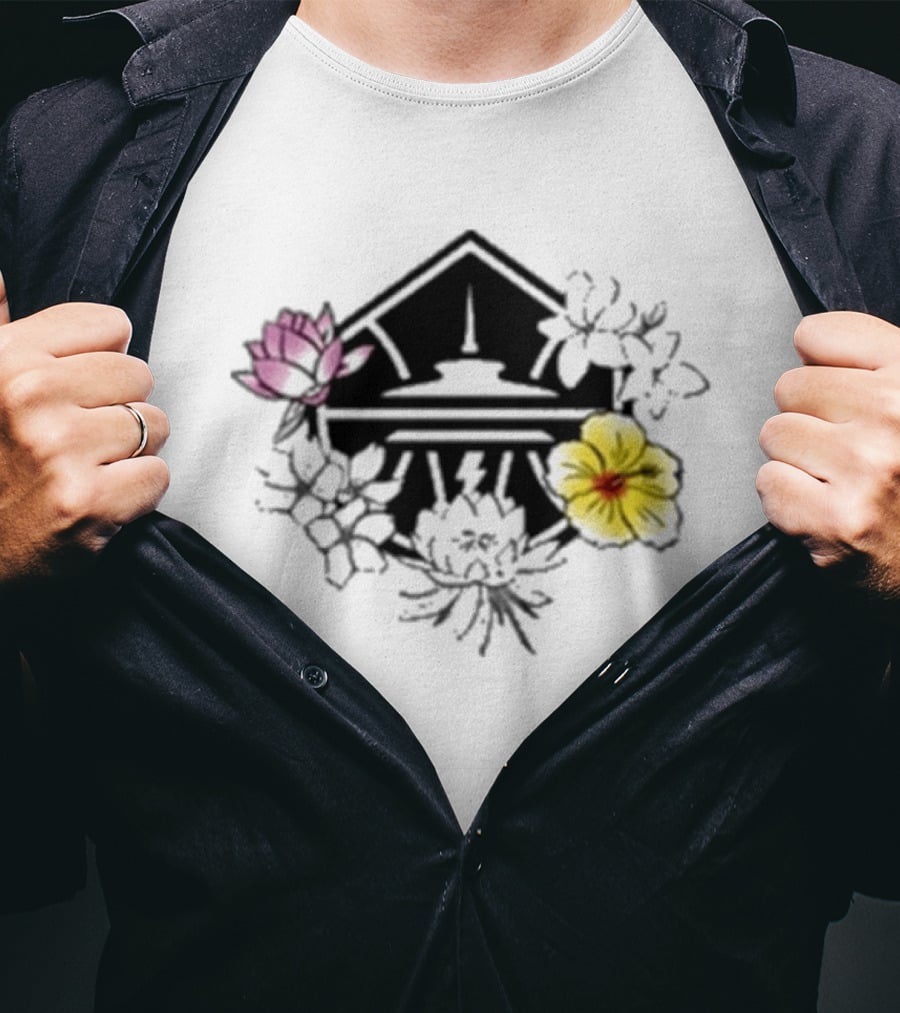 Seattle Storm Aanhpi Floral T-Shirt
