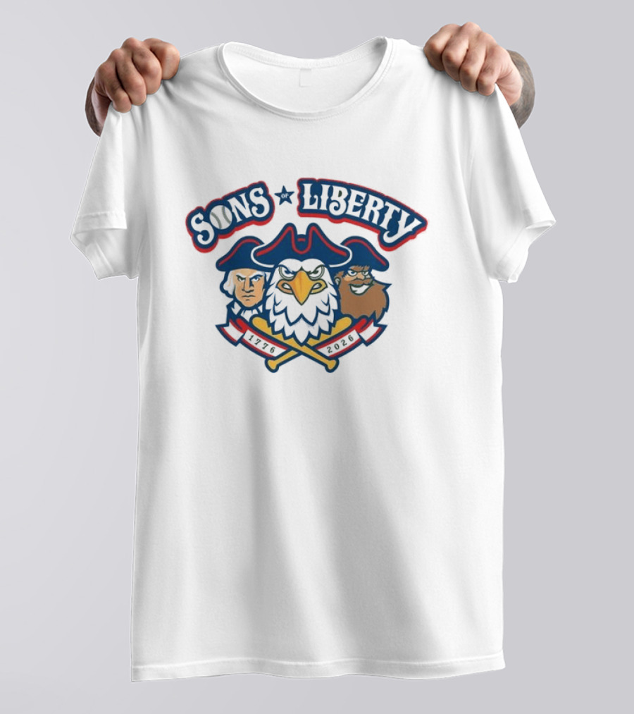 Sons Of Liberty 1776 2026 250th Anniversary Eagle Patriots T-Shirt