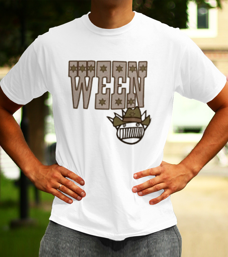 Ween 12 Golden Country Greats Tour Cowboy Hat Stars T-Shirt