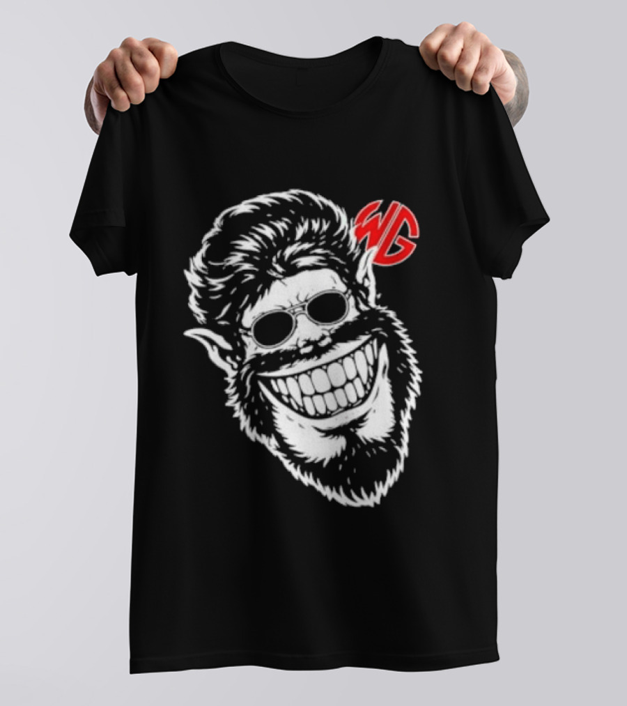Wolfgang W. Wolfgang Ghoulrilla Biscuits Big Face WG T-Shirt
