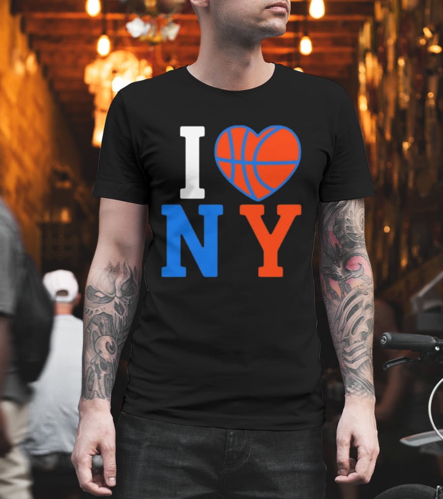 New York Knicks I Heart NY Basketball T-Shirt
