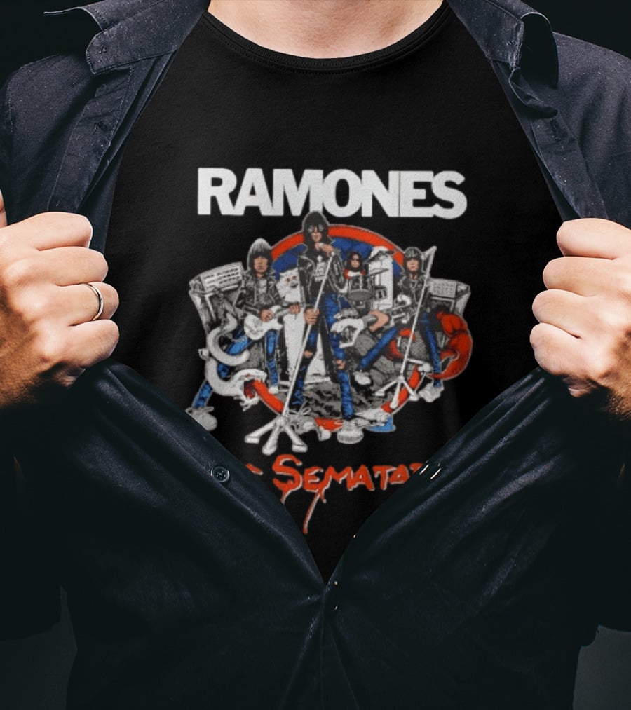 Ramones Pet Sematary Road To Ruin Classic Punk Rock Band T-Shirt