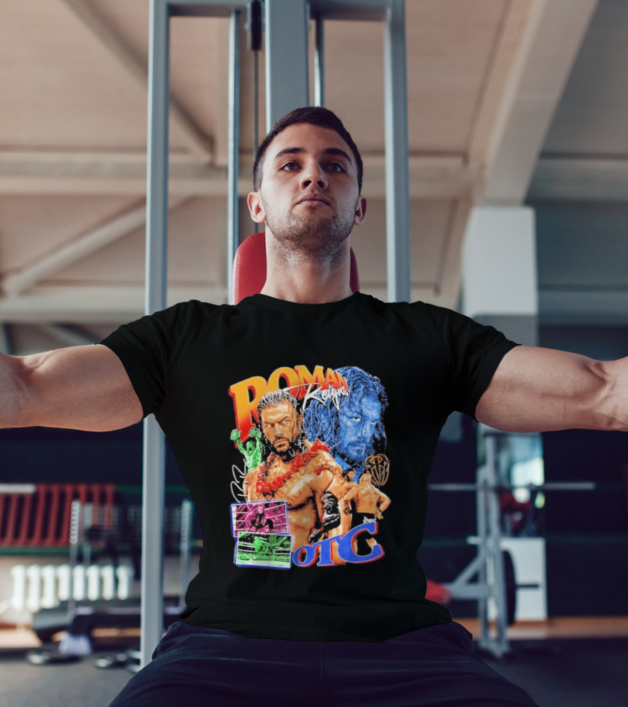 Roman Reigns Tribal Chief OTC Wrestling Champion WWE Acknowledged T-Shirt