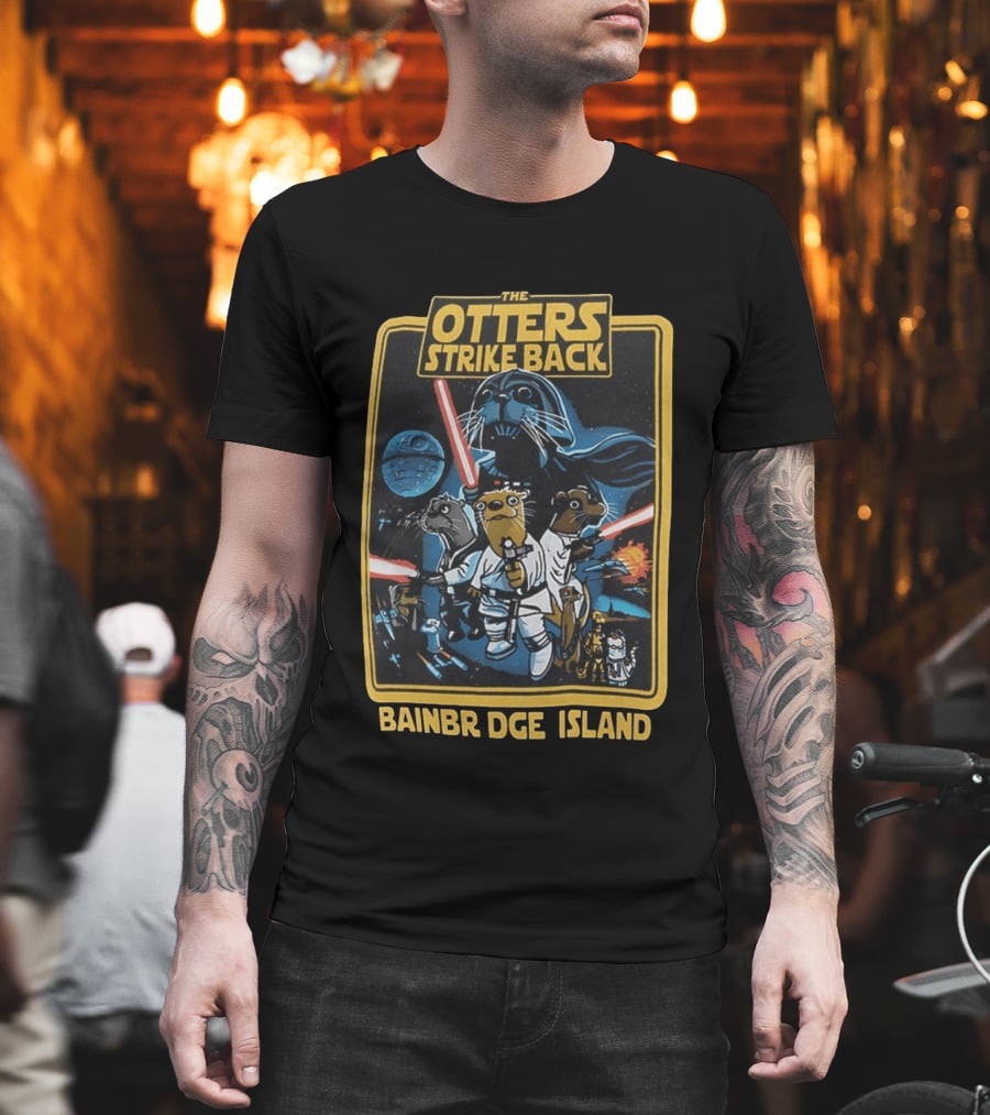 The Otters Strike Back Bainbridge Island Star Wars T-Shirt
