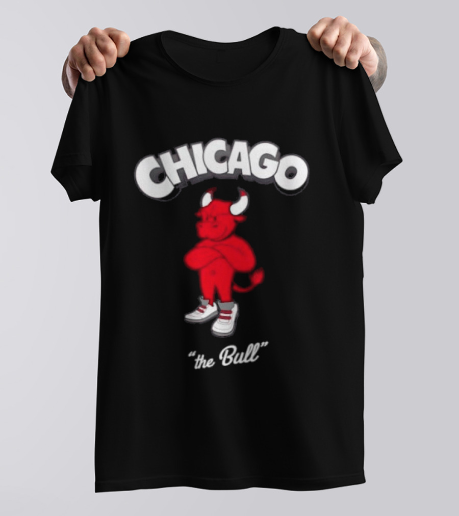 Chicago Bulls Toon Bull NBA Cartoon T-Shirt