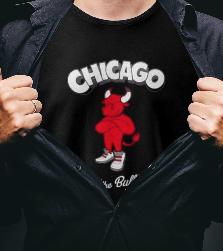 Chicago Bulls Toon Bull NBA Cartoon T-Shirt
