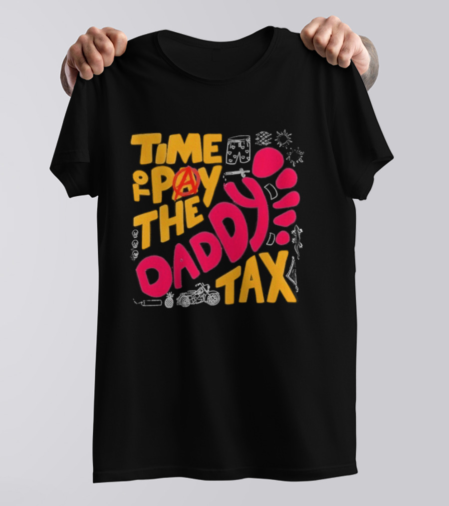 Time To Pay The Daddy Tax Dungeon Crawler Carl Footprint T-Shirt