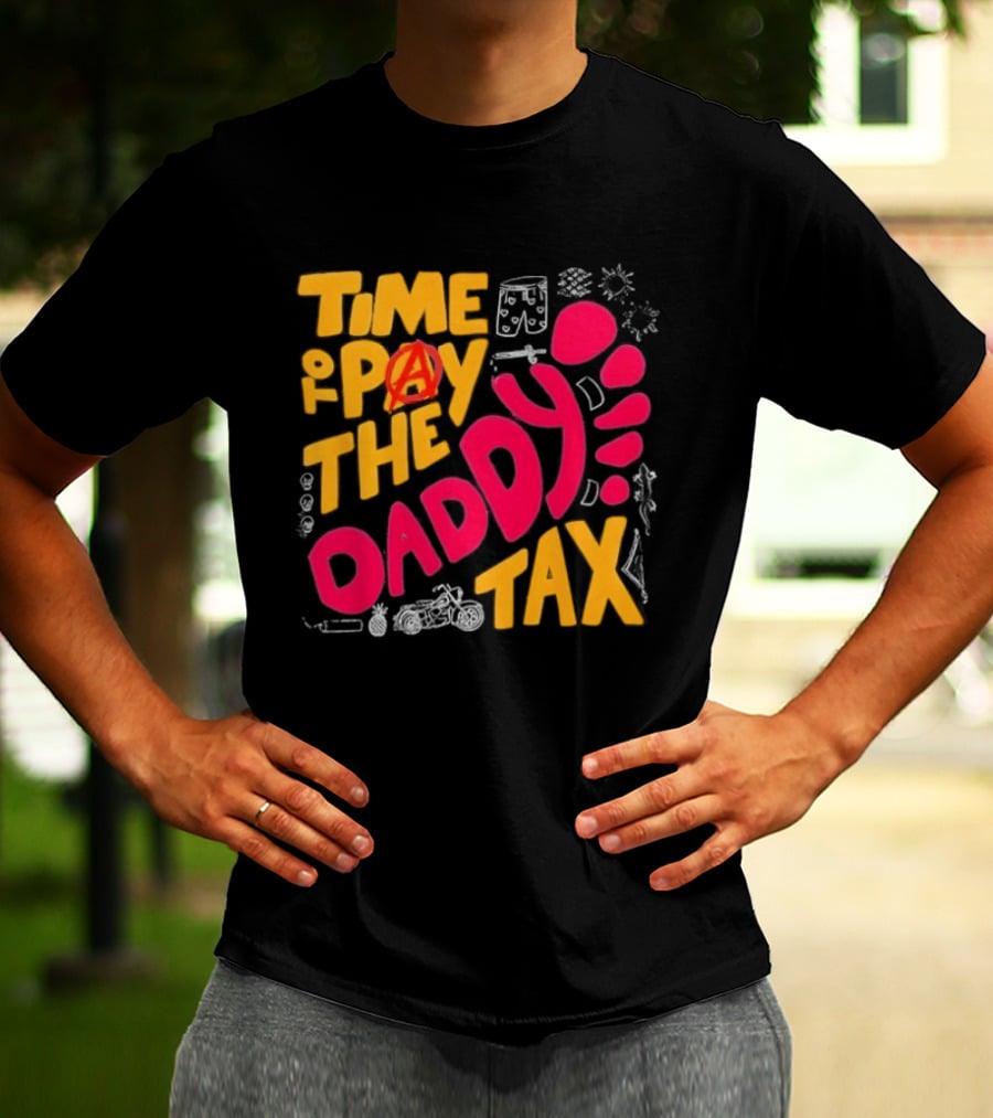 Time To Pay The Daddy Tax Dungeon Crawler Carl Footprint T-Shirt