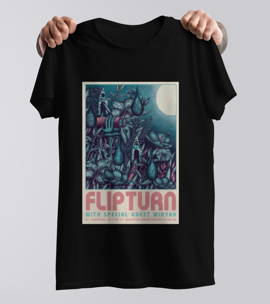 FLIPTURN With Special Guest Winyah St. Augustine Ampitheatre 9/25/26 T-Shirt