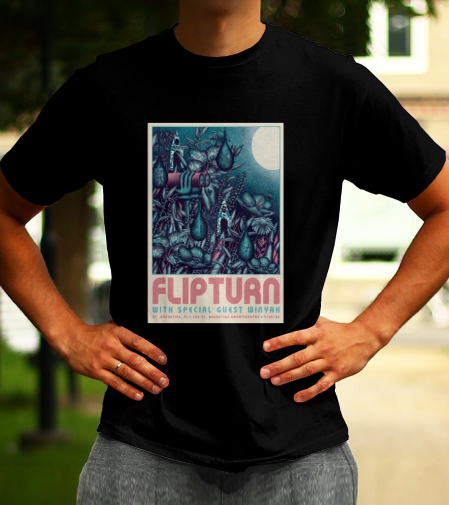 FLIPTURN With Special Guest Winyah St. Augustine Ampitheatre 9/25/26 T-Shirt