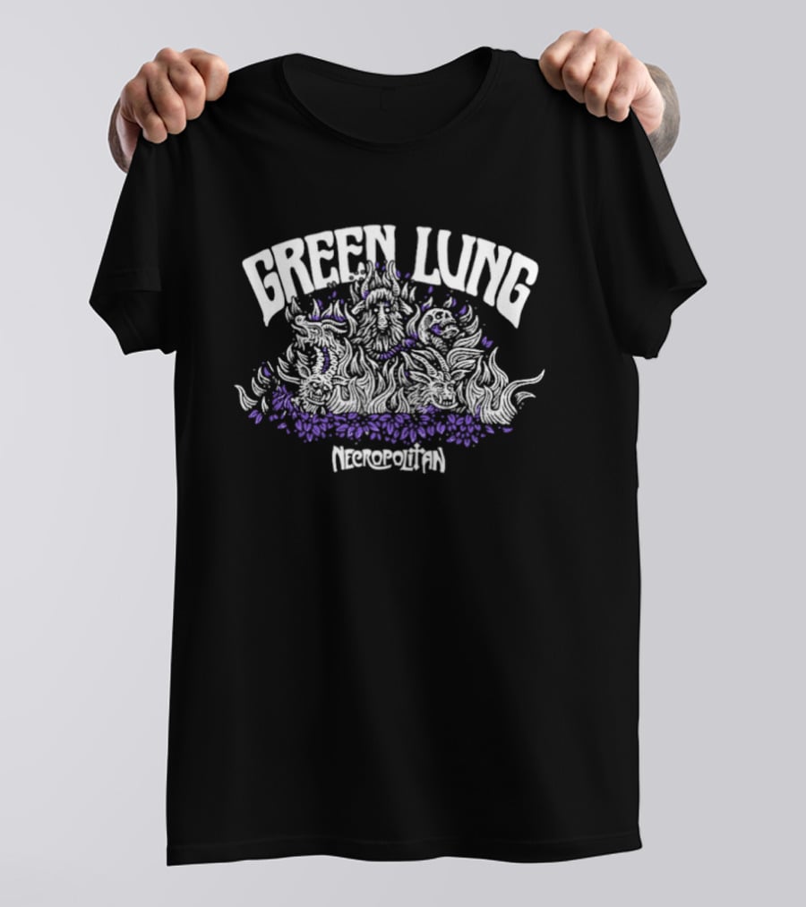 Green Lung Necropolitan Purple Smoke T-Shirt