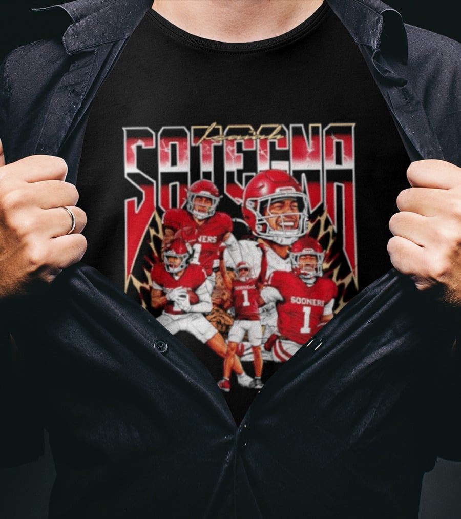 Isaiah Sategna III Oklahoma Sooners Football Sooners OU T-Shirt
