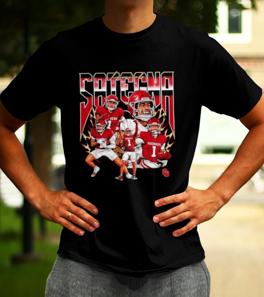 Isaiah Sategna III Oklahoma Sooners Football Sooners OU T-Shirt
