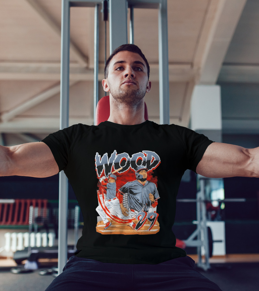 Wood 29 Baseball Euphoria Debut Action Scene T-Shirt