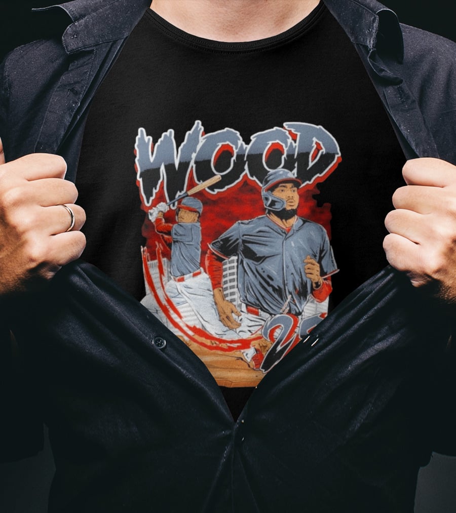 Wood 29 Baseball Euphoria Debut Action Scene T-Shirt