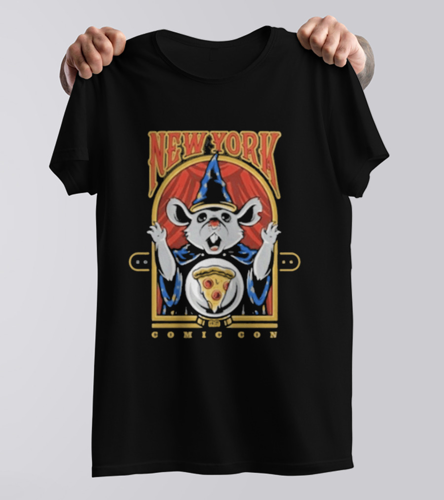 New York Comic Con 2026 Ratz Wizard Pizza Magic T-Shirt