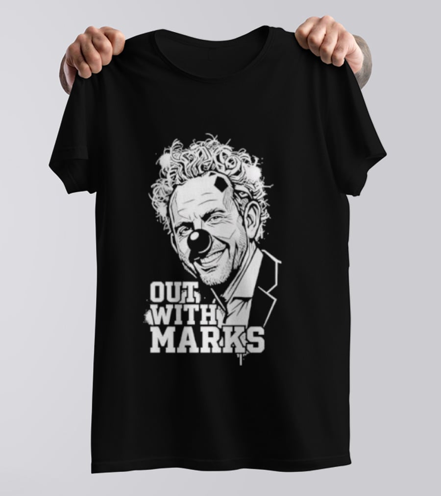 Out With Marks Sean Marks Clown Face T-Shirt