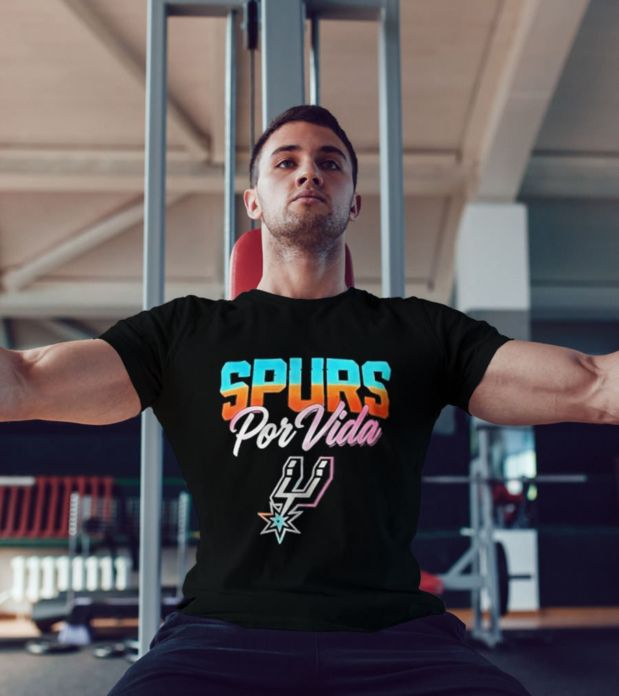 Spurs Por Vida San Antonio Vintage NBA Team Basketball T-Shirt