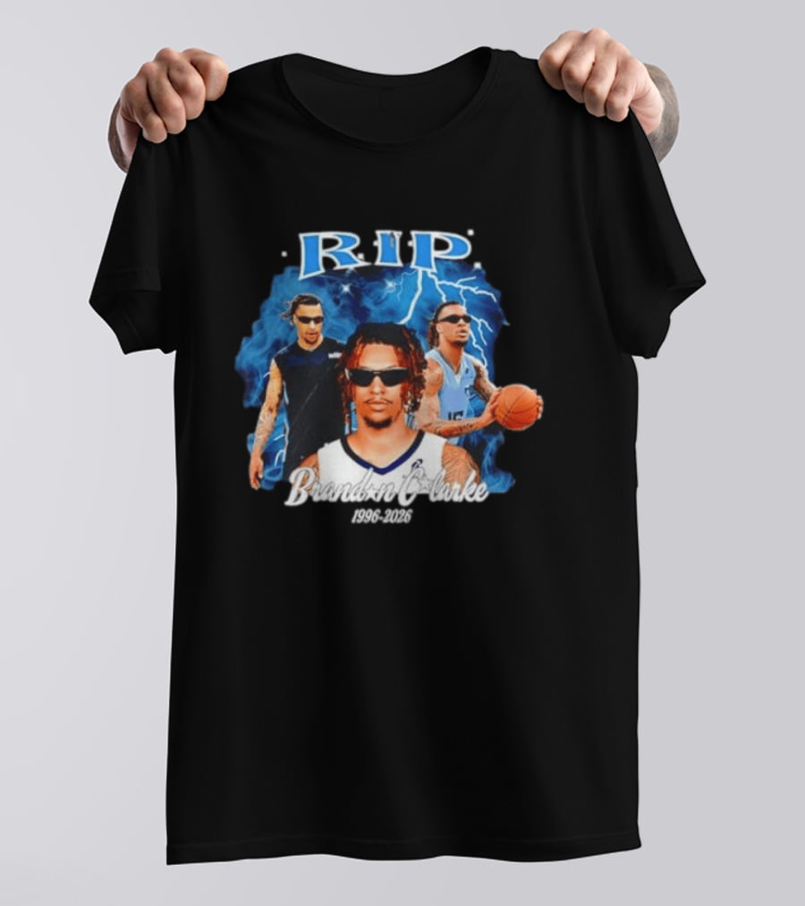 RIP Brandon Clarke 1996 2026 Memphis Grizzlies NBA Players Commemorative T-Shirt