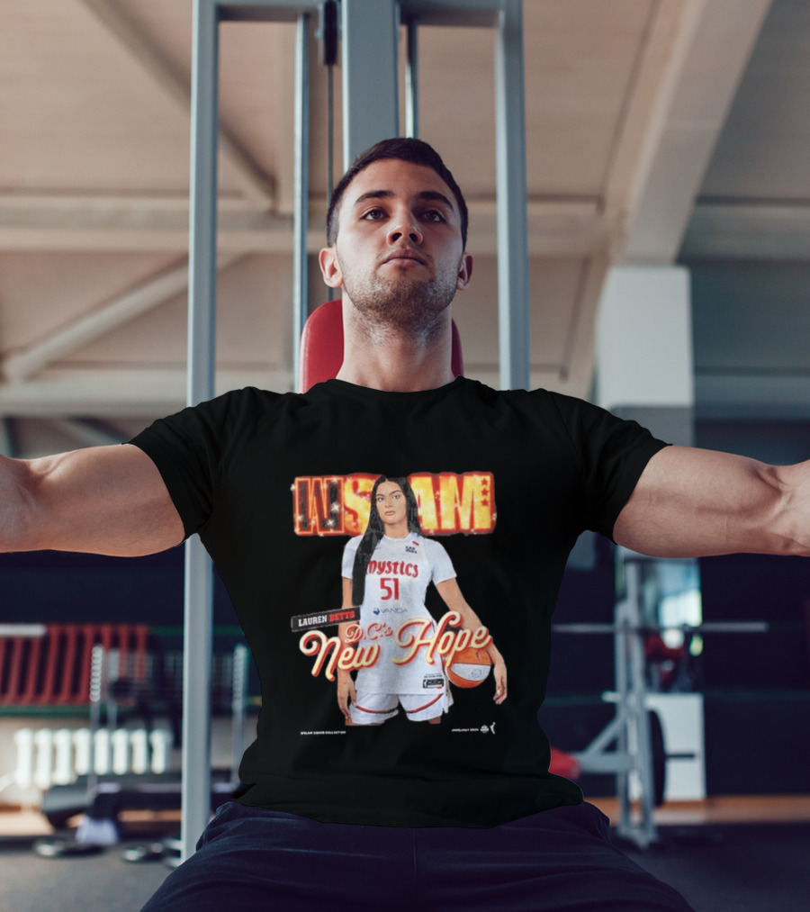 SLAM 262 Washington Mystics Lauren Betts DC's New Hope T-Shirt