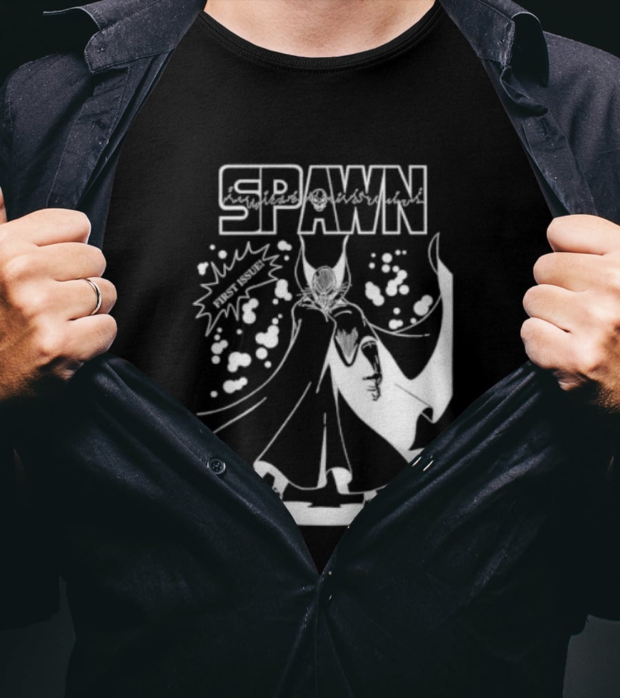 Spawn First Issue Comic Artwork Cover Retro 90s T-Shirt