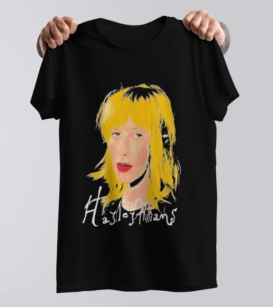 Hayley Williams 2026 Blonde Hair Red Lips T-Shirt