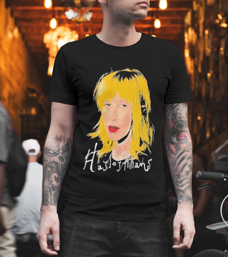 Hayley Williams 2026 Blonde Hair Red Lips T-Shirt