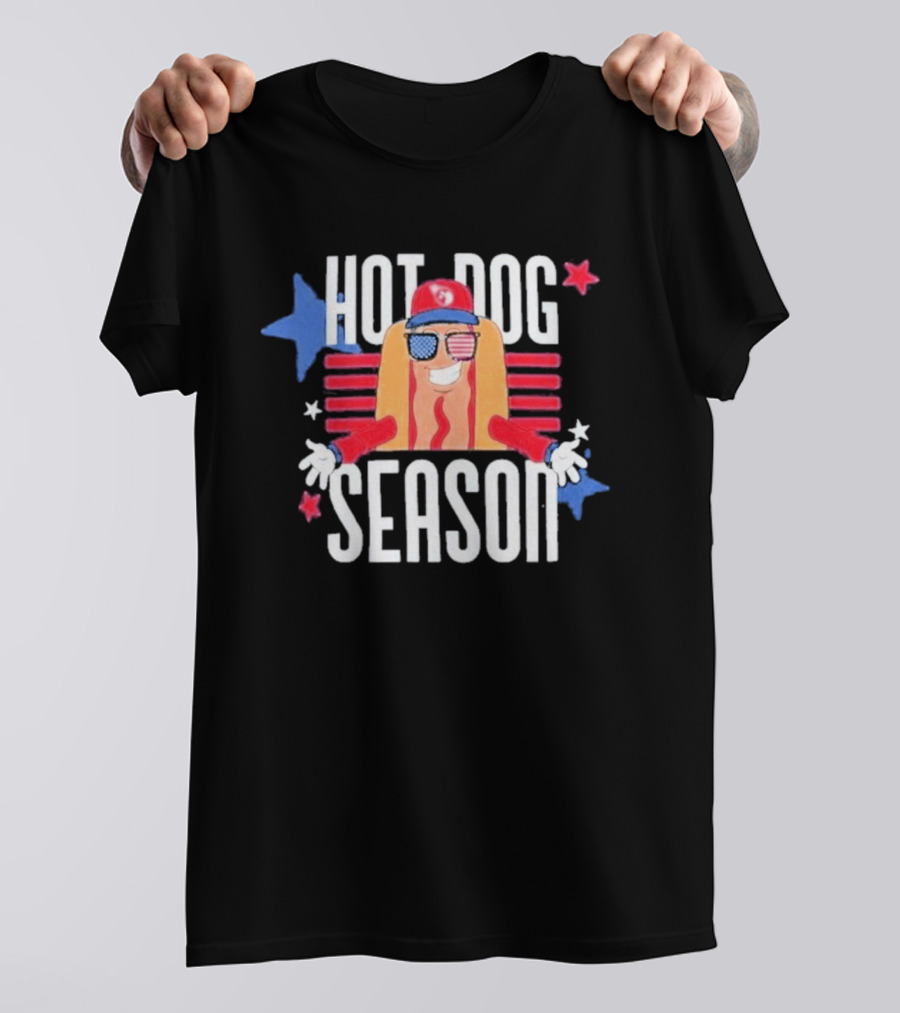 Hot Dog Season Jarrett Allen Patriotic Fun T-Shirt