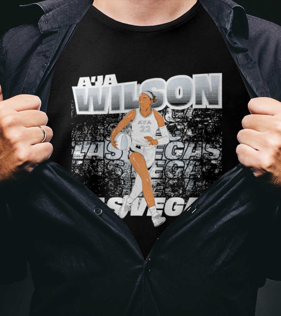 A'ja Wilson 22 Las Vegas Basketball Star T-Shirt