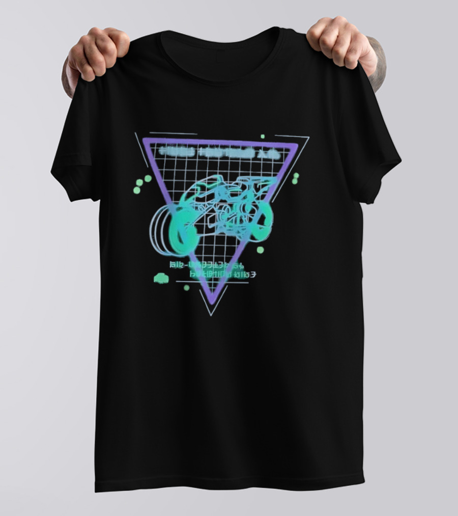 Air Wheeler A9 Final Fantasy XIV Retro Neon Aesthetic T-Shirt