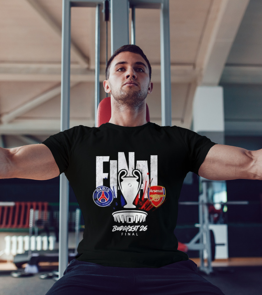 Paris Saint Germain Arsenal Final 2026 Budapest UCL T-Shirt